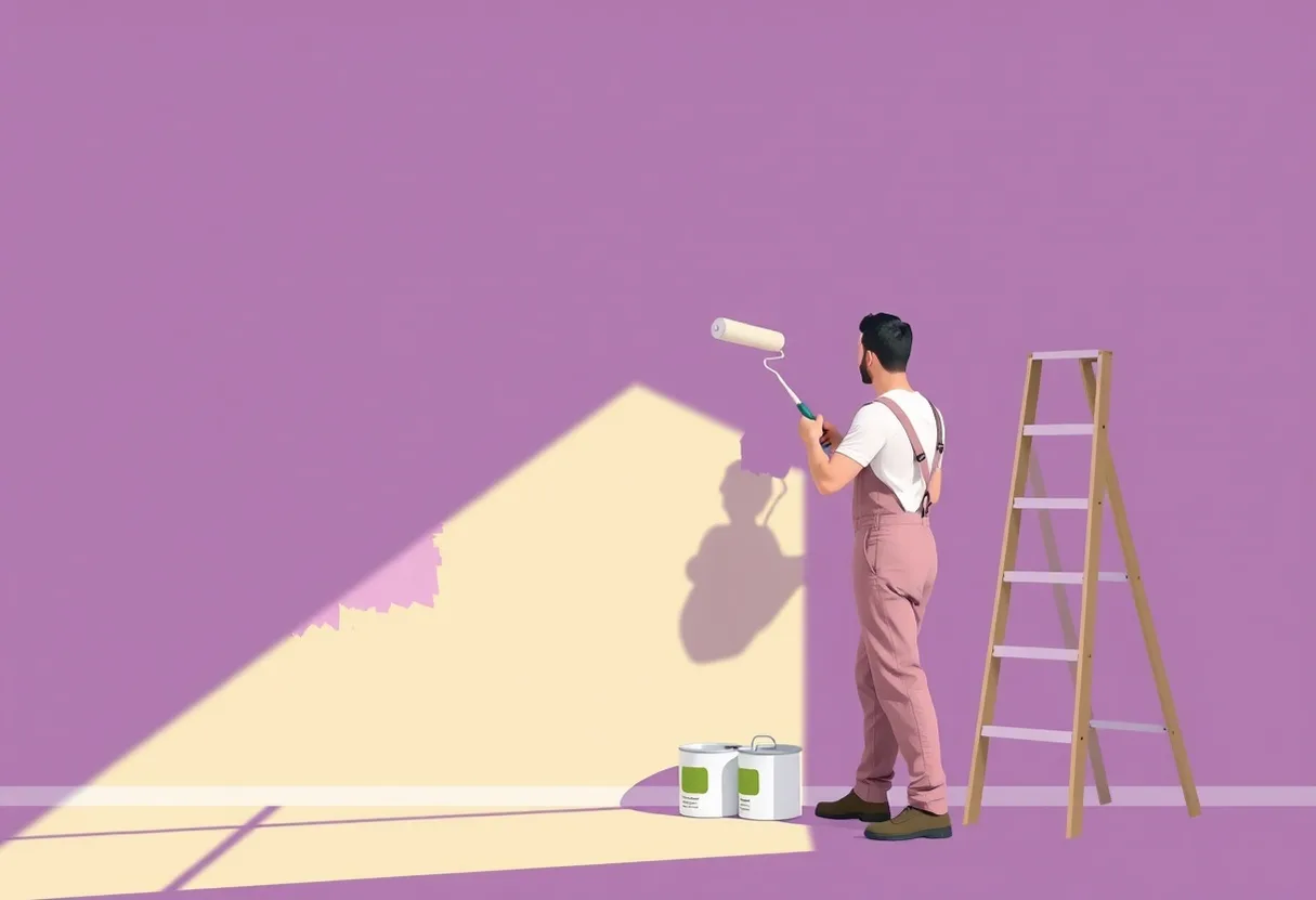 Peintre Maurepas 78310 en intervention sur un chantier
